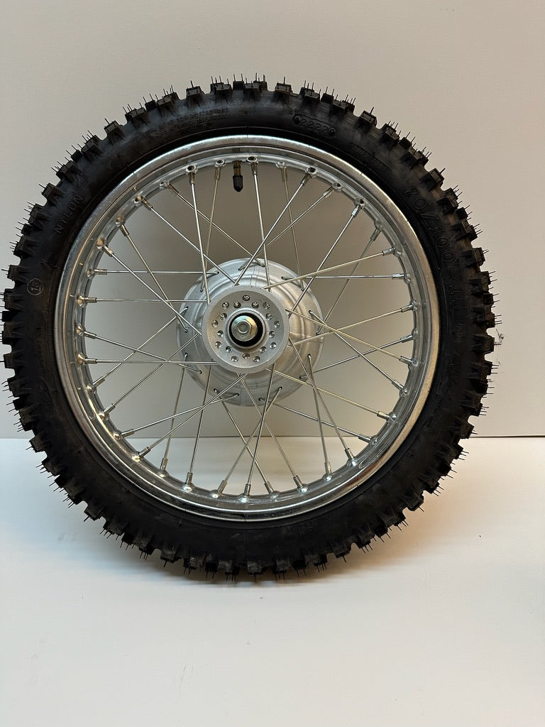 HONDA CRF110 STOCK COMPLETE WHEEL SET